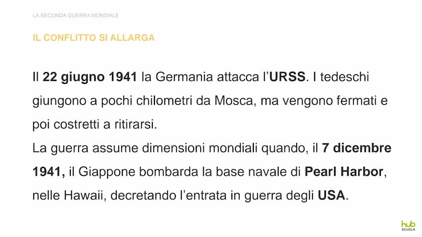 La Seconda
guerra mondiale LA SECONDA GUERRA MONDIALE
LE FASI INIZIALI DELLA GUERRA
Convinto che la Germania abbia il diritto di conquistare