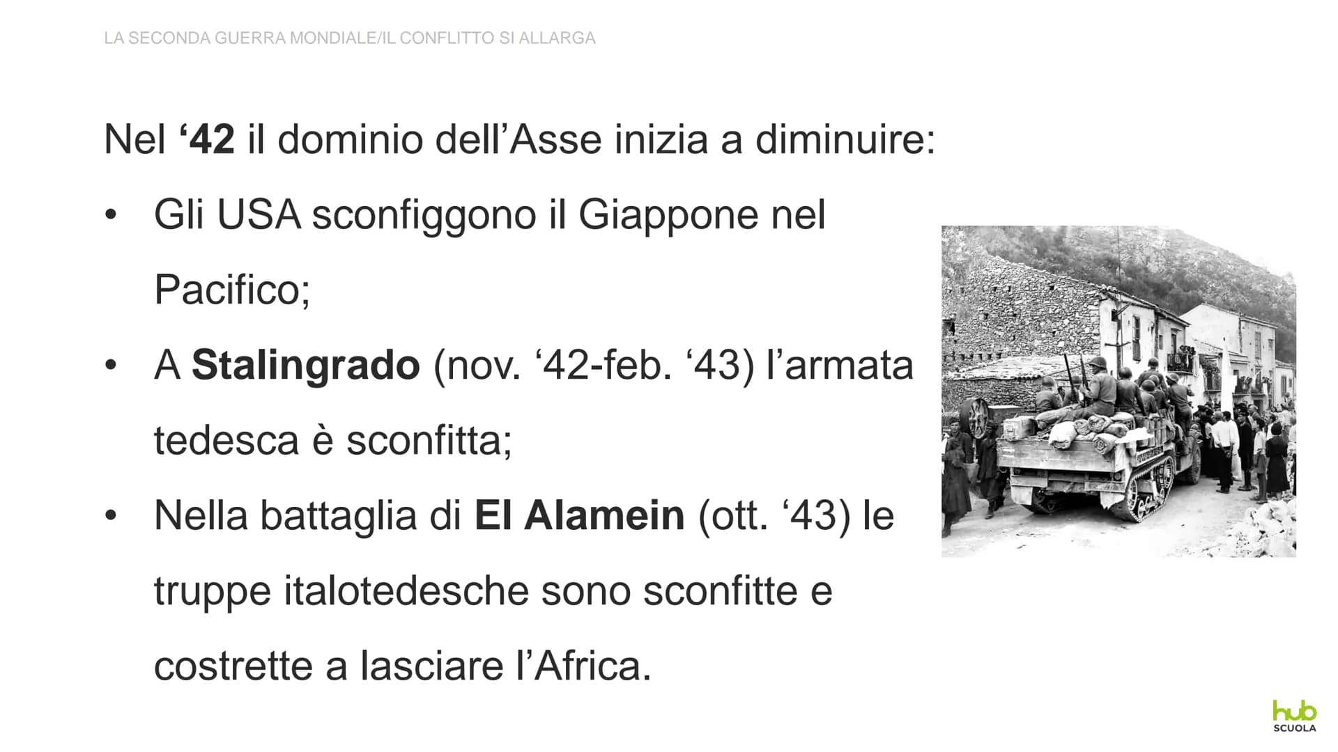 La Seconda
guerra mondiale LA SECONDA GUERRA MONDIALE
LE FASI INIZIALI DELLA GUERRA
Convinto che la Germania abbia il diritto di conquistare