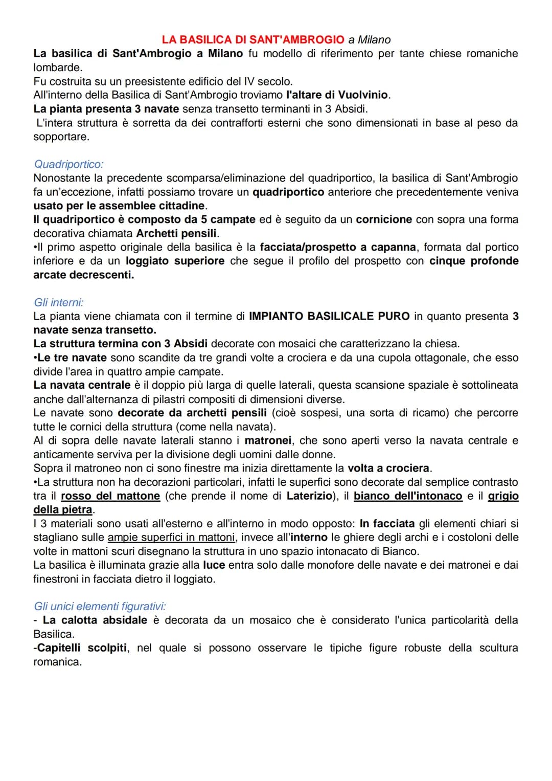 ARTE ROMANICA
L'arte romanica è la fase dell'arte medievale europea che deriva dal romano antico, che si è
sviluppata a partire dalla fine d