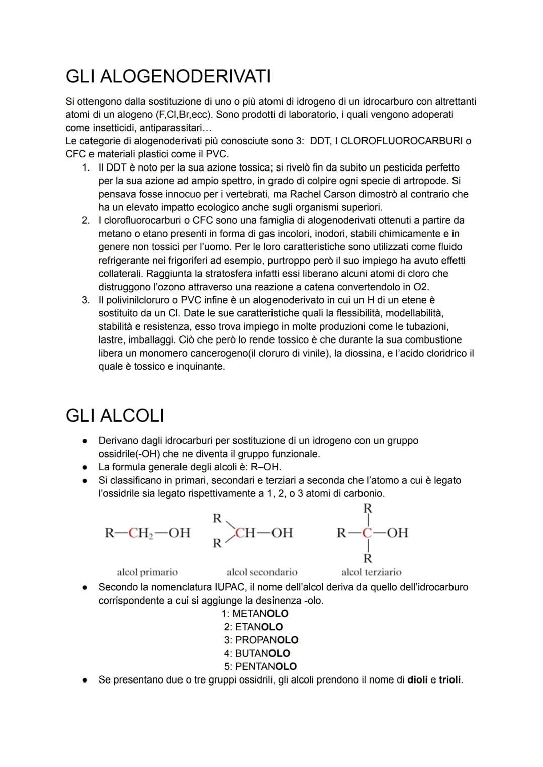 CHIMICA ORGANICA
Anche definita "chimica del carbonio" in quanto studia tutti i composti contenenti questo
elemento, insieme a idrogeno, spe