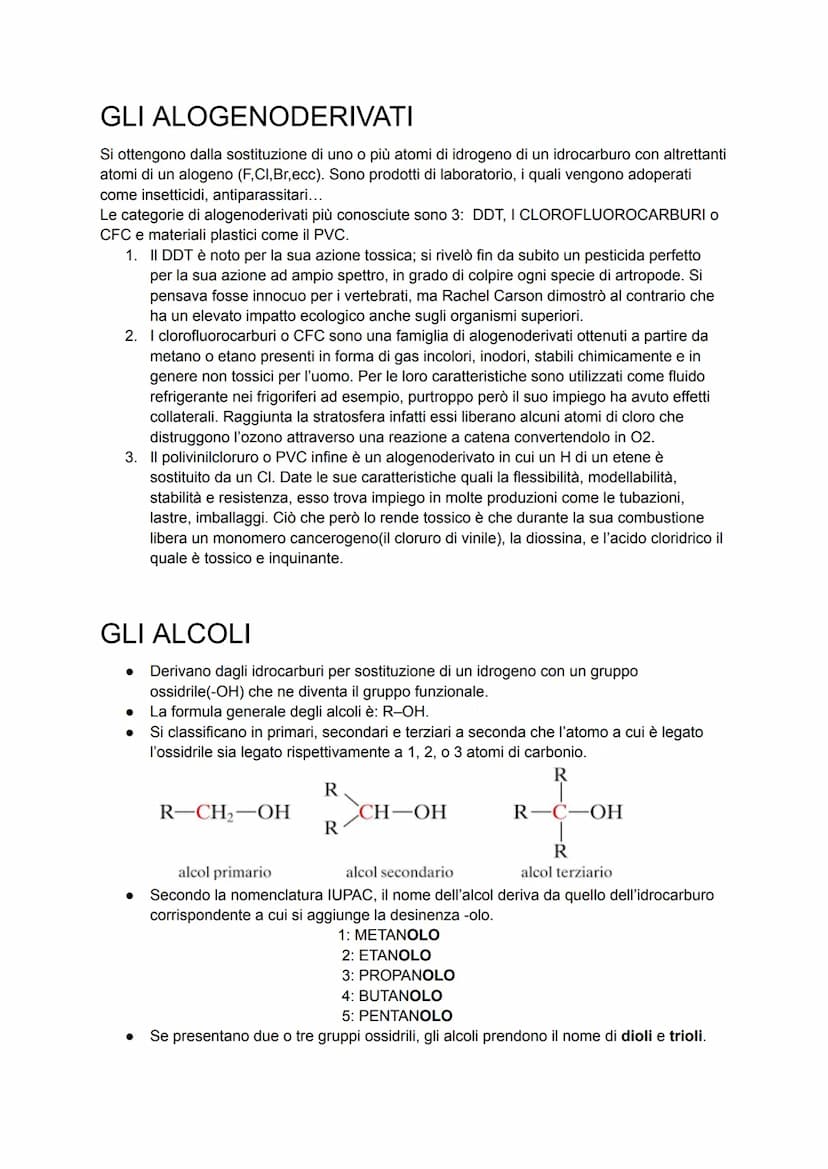 CHIMICA ORGANICA
Anche definita "chimica del carbonio" in quanto studia tutti i composti contenenti questo
elemento, insieme a idrogeno, spe
