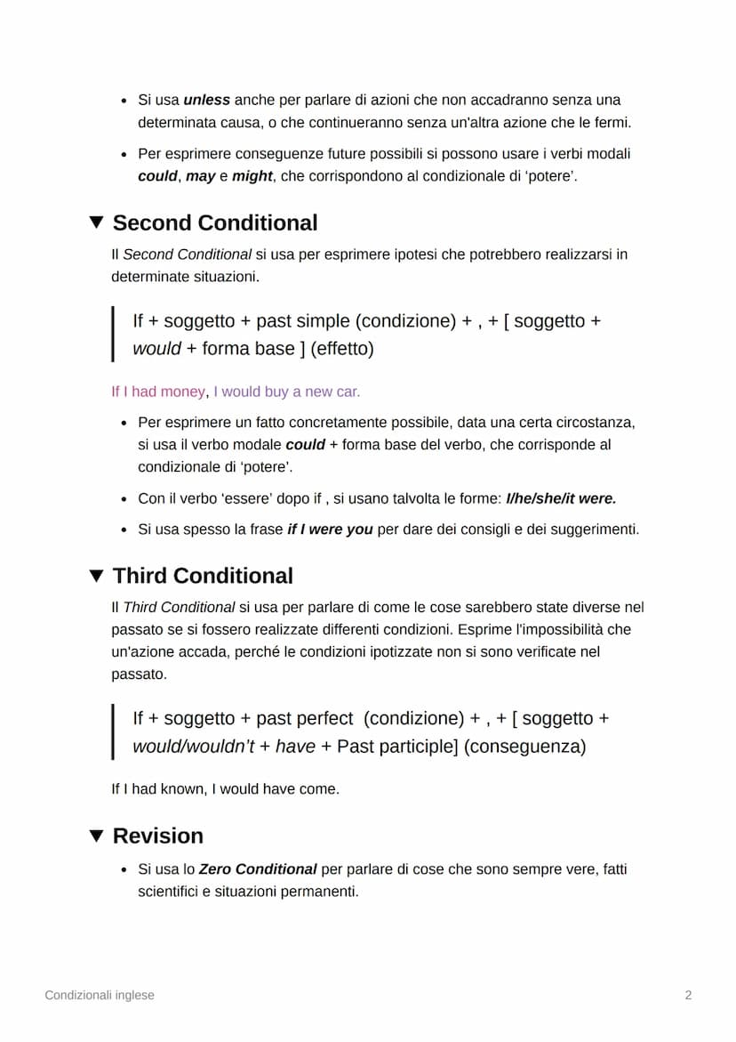
<h2 id="zeroconditional">Zero Conditional</h2>
<p>Il Zero Conditional si usa per parlare di verità certe, come fatti scientifici e abitudin