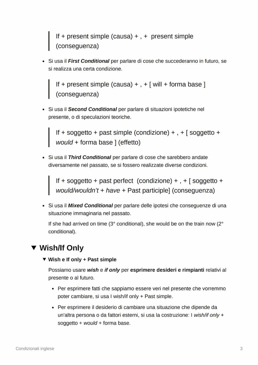
<h2 id="zeroconditional">Zero Conditional</h2>
<p>Il Zero Conditional si usa per parlare di verità certe, come fatti scientifici e abitudin