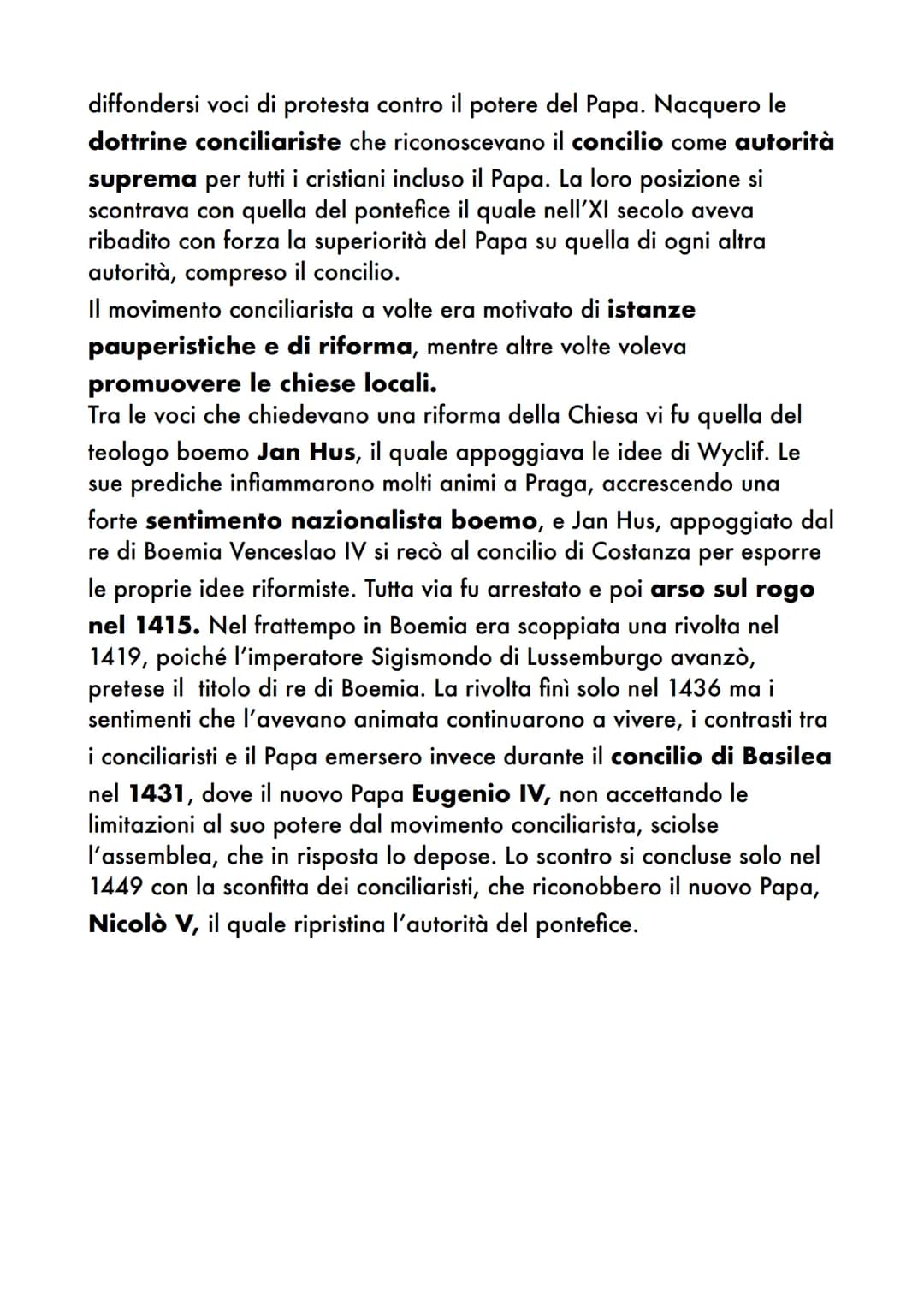 Le crisi dei poteri universali e l'affermazione degli Stati
nazionali
Innocenzo III durante il pontificato tentò di rafforzare le basi
terri