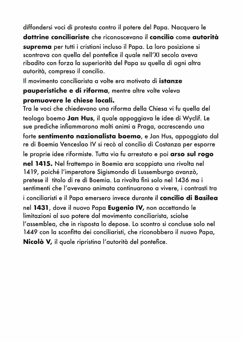 Le crisi dei poteri universali e l'affermazione degli Stati
nazionali
Innocenzo III durante il pontificato tentò di rafforzare le basi
terri