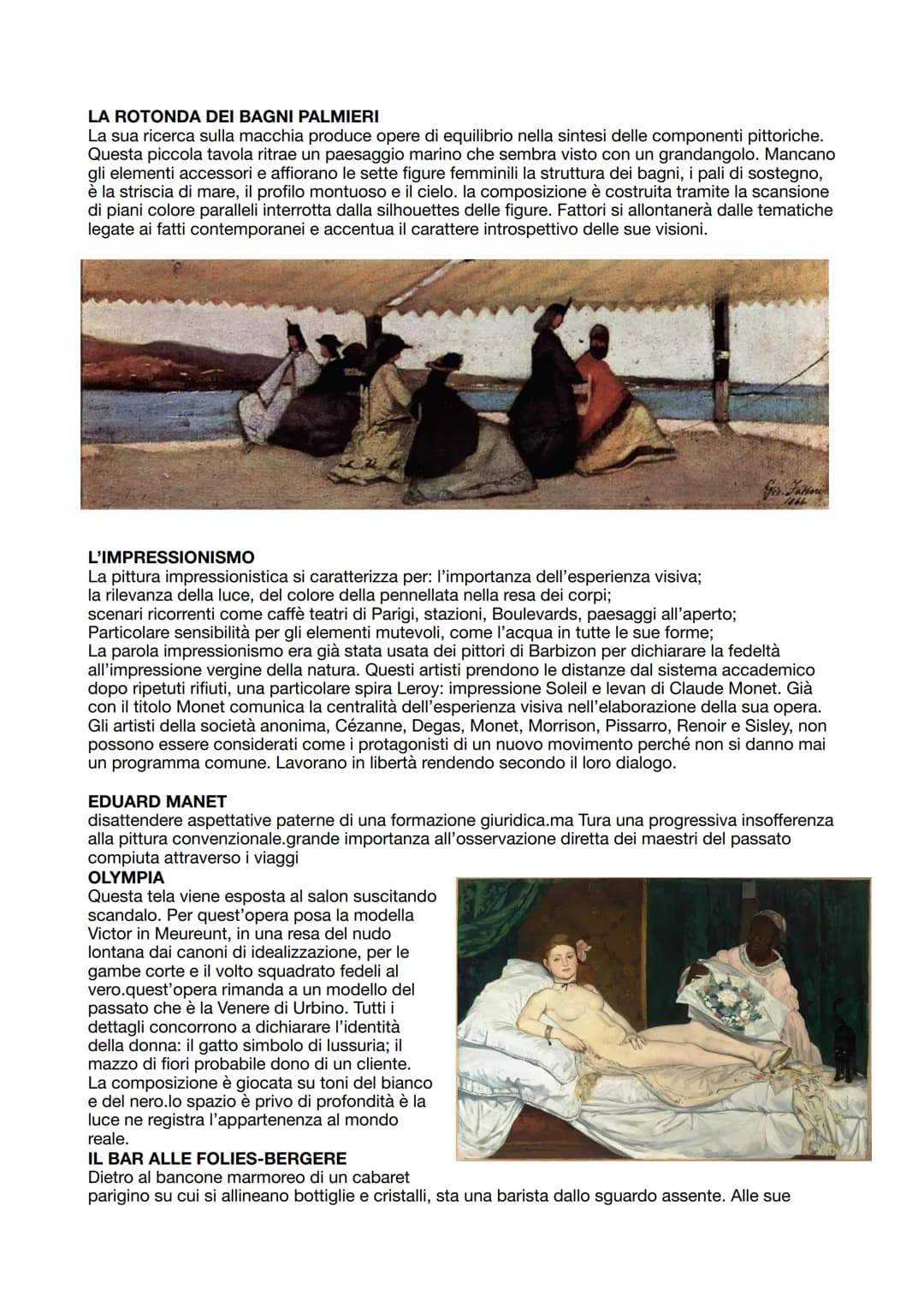 REALISMO
A metà ottocento un gruppo di artisti in Francia inizia rappresentare figure scene tratte dalla realtà
quotidiana, senza idealizzaz