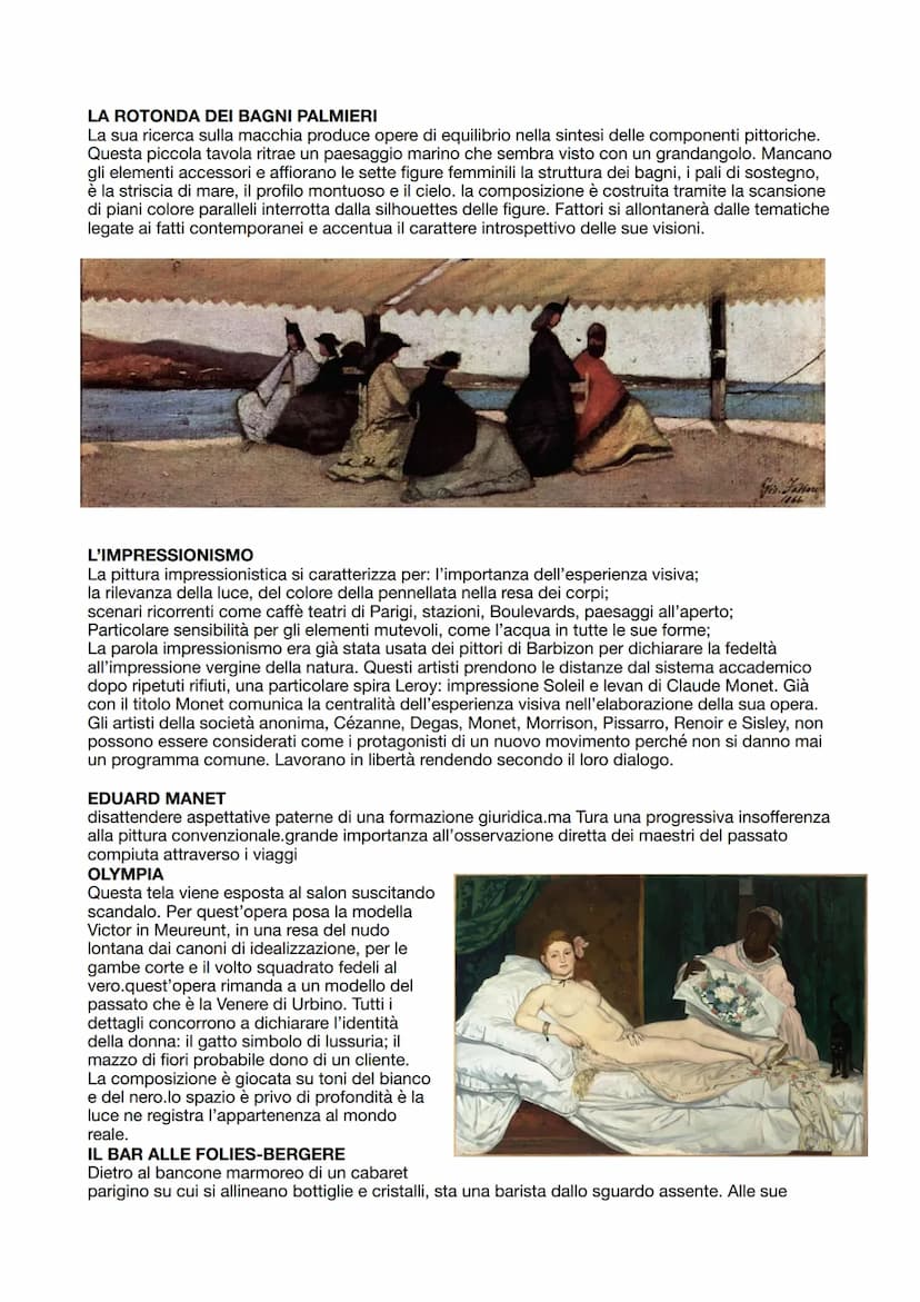REALISMO
A metà ottocento un gruppo di artisti in Francia inizia rappresentare figure scene tratte dalla realtà
quotidiana, senza idealizzaz