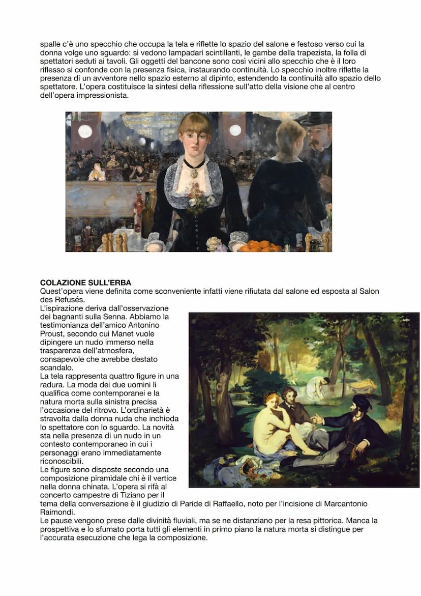 REALISMO
A metà ottocento un gruppo di artisti in Francia inizia rappresentare figure scene tratte dalla realtà
quotidiana, senza idealizzaz