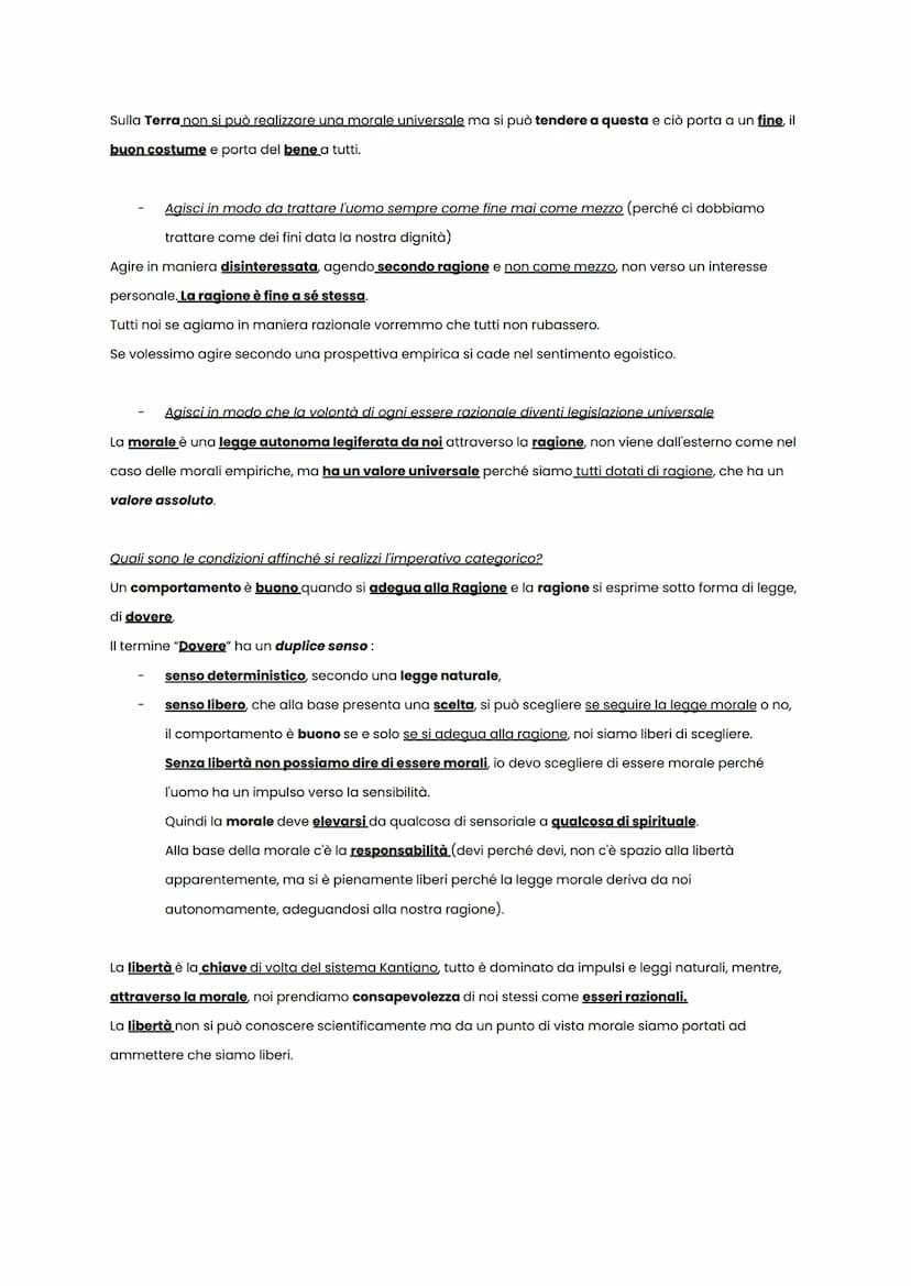 Critica della Ragion Pratica (critica della ragione pura pratica)
In quest'opera l'obiettivo di Kant è quello di fondare una Legge Morale un