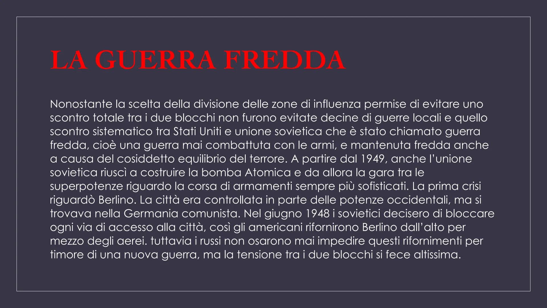 
<p>Durante il secondo dopoguerra, il mondo attraversò un periodo di profonda trasformazione a causa della Seconda Guerra Mondiale e della n