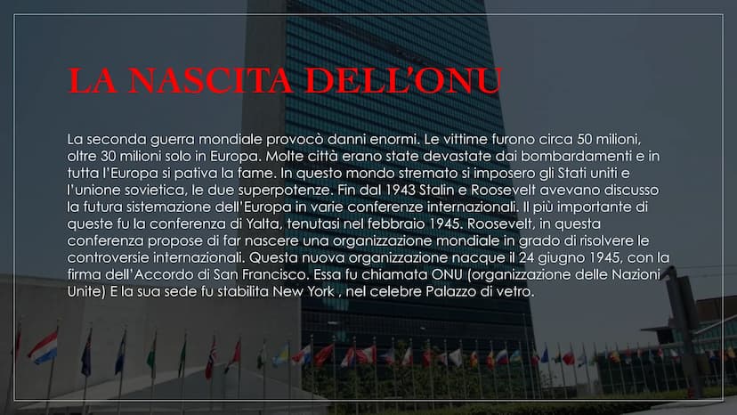 
<p>Durante il secondo dopoguerra, il mondo attraversò un periodo di profonda trasformazione a causa della Seconda Guerra Mondiale e della n