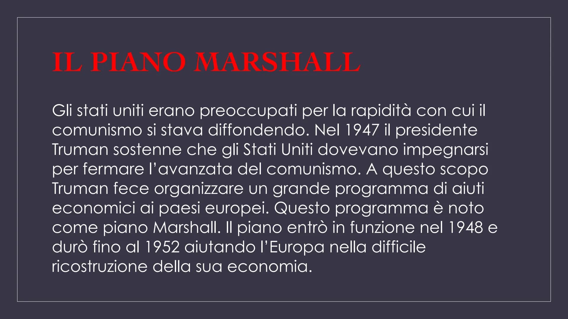 
<p>Durante il secondo dopoguerra, il mondo attraversò un periodo di profonda trasformazione a causa della Seconda Guerra Mondiale e della n