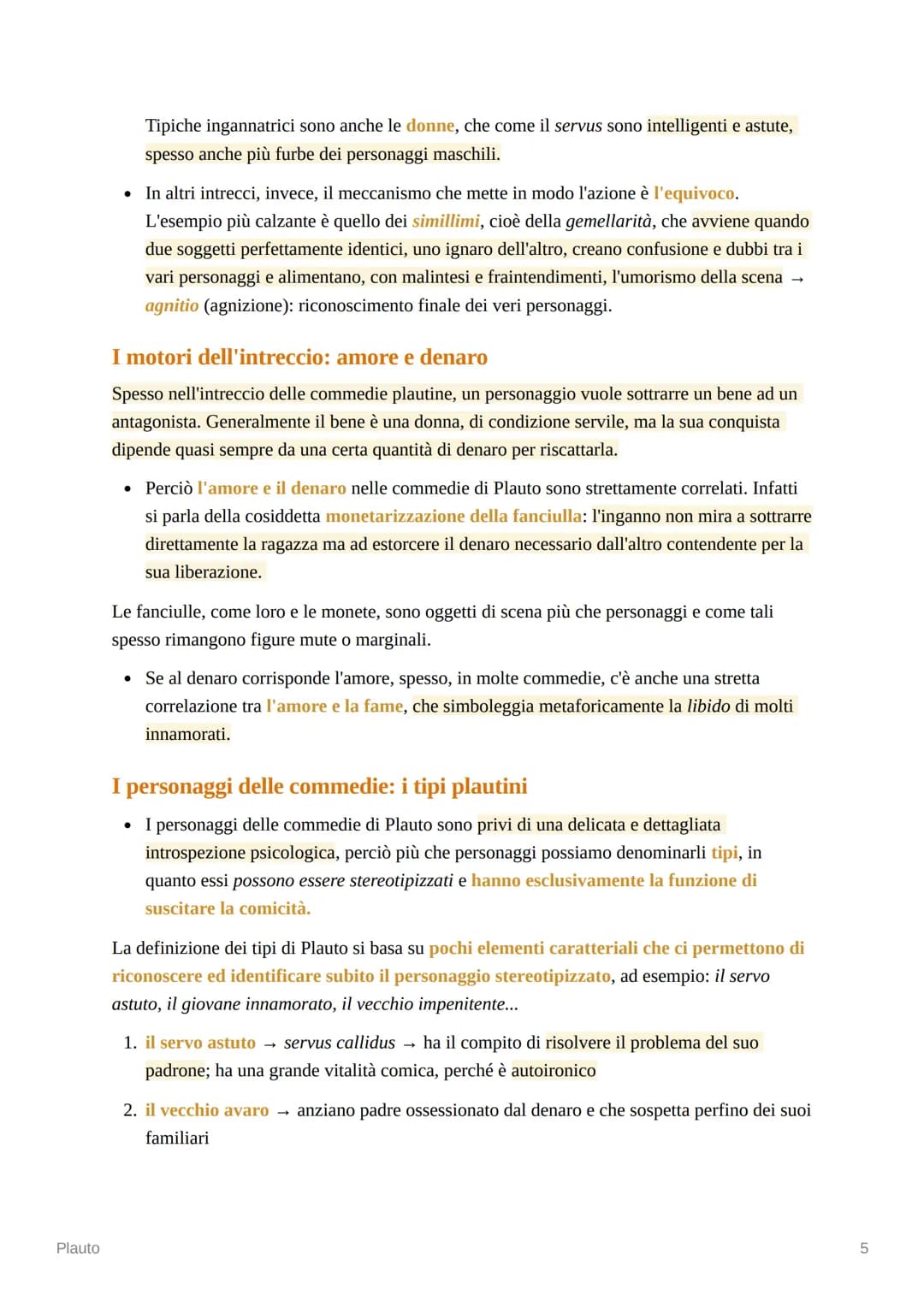 Plauto
Plauto
Le notizie biografiche
• Non abbiamo molte notizie biografiche di Plauto. Egli, nonostante fosse italico, aveva i
tria nomina 