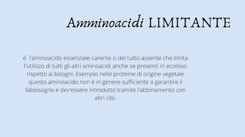PRESENTAZIONE DI MESSINE O REBECCA
Amminoacidi e Proteine
T Indice:
• Amminoacidi
• Struttura
• Funzione
• Classificazione
Sintesi
• Nomencl