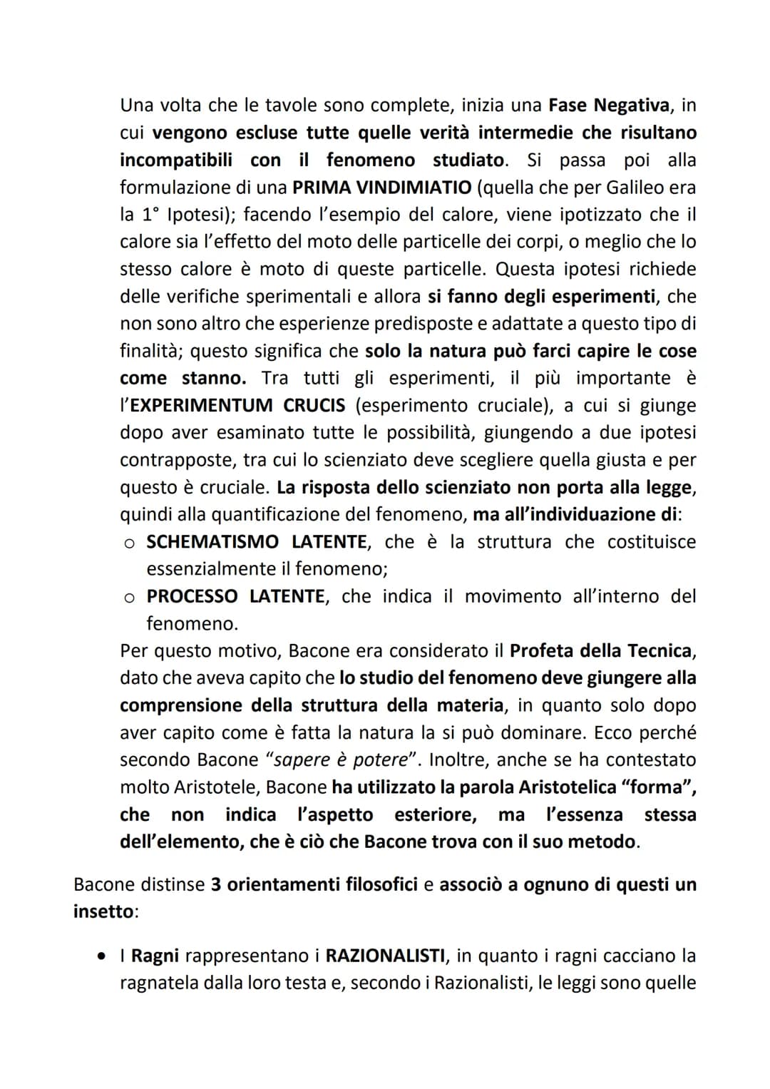 BACONE
Bacone è il Secondo Filosofo del Metodo e può essere considerato il
Profeta della Tecnica, nonché un grande spregiudicato.
Francesco 