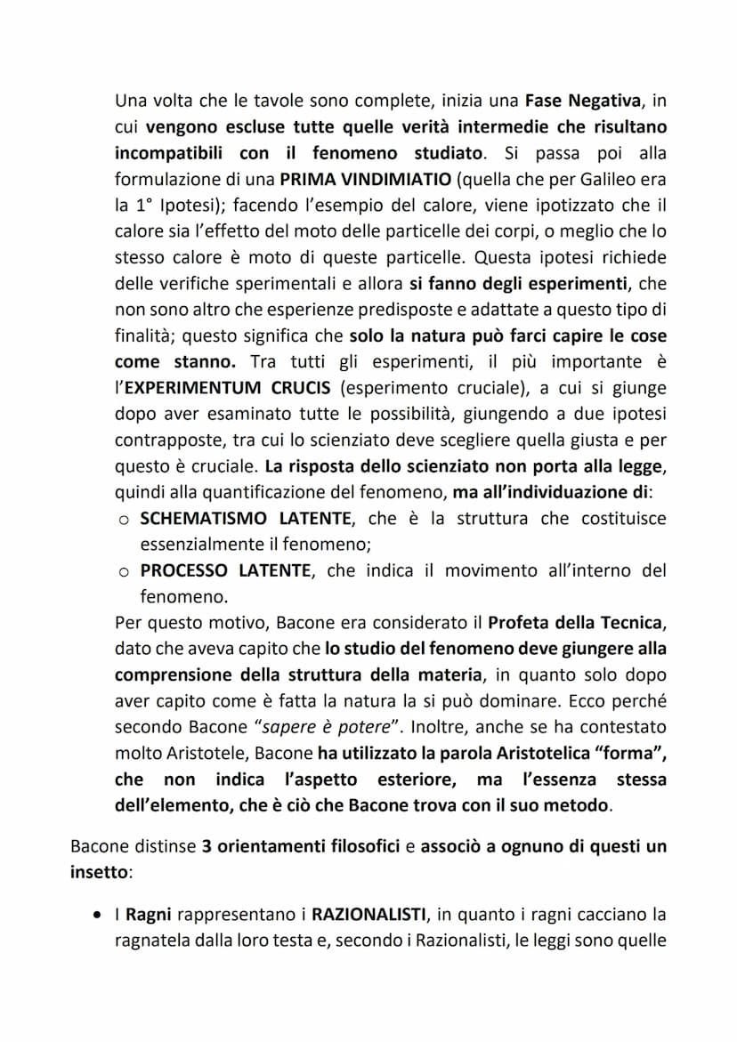 BACONE
Bacone è il Secondo Filosofo del Metodo e può essere considerato il
Profeta della Tecnica, nonché un grande spregiudicato.
Francesco 