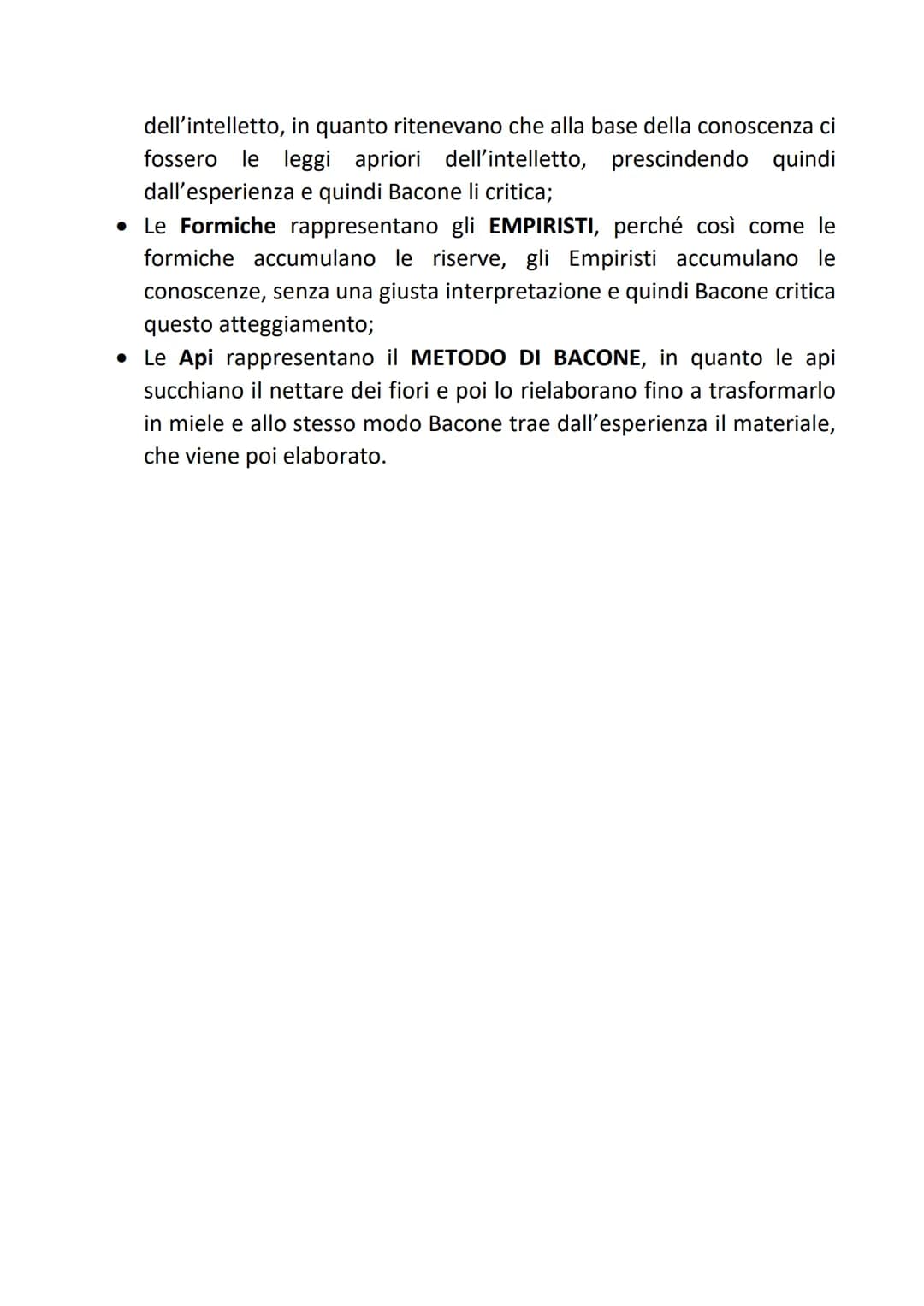 BACONE
Bacone è il Secondo Filosofo del Metodo e può essere considerato il
Profeta della Tecnica, nonché un grande spregiudicato.
Francesco 