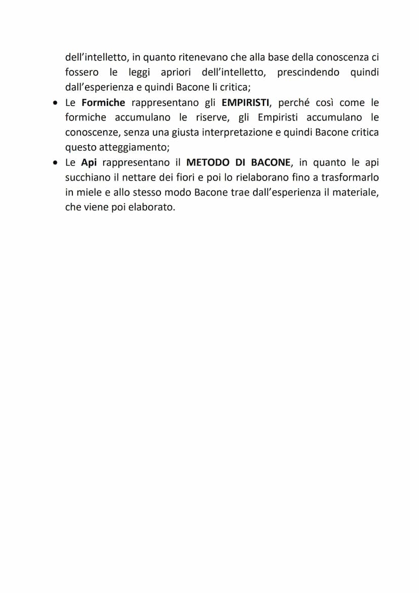 BACONE
Bacone è il Secondo Filosofo del Metodo e può essere considerato il
Profeta della Tecnica, nonché un grande spregiudicato.
Francesco 