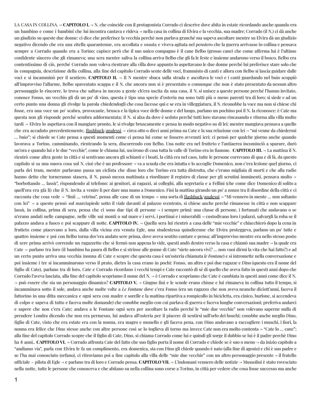 Riassunti di quattro libri letti questa estate capitolo per capitolo.