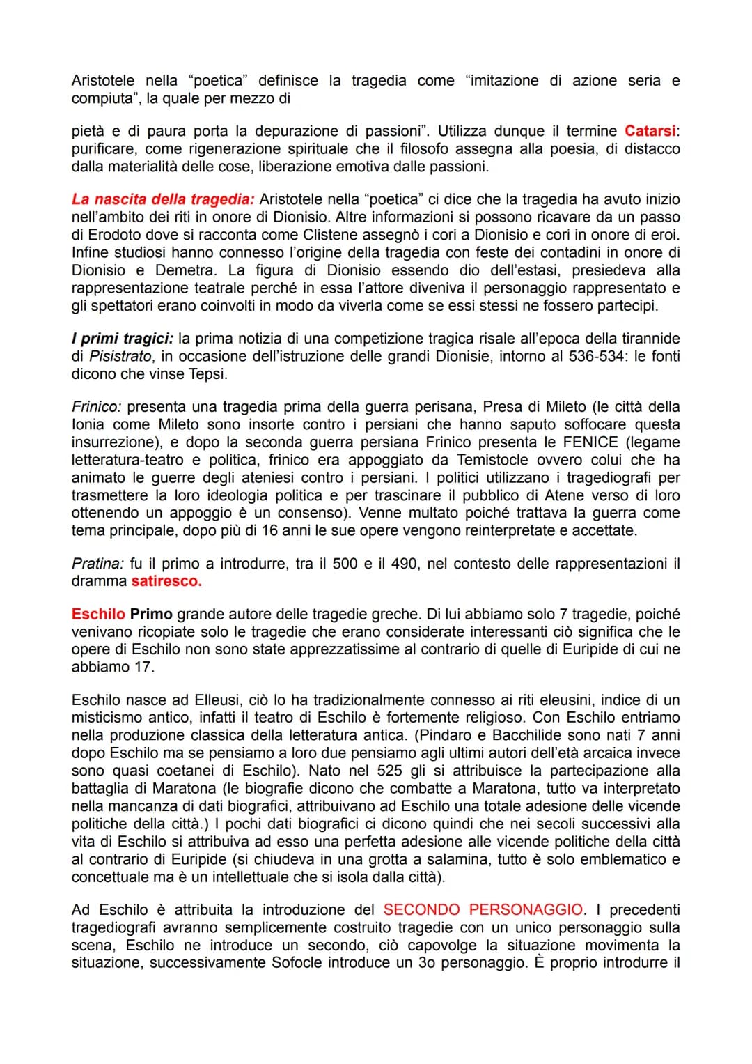 Erodoto: le storie
Si possono dividere in due grandi sezioni. La prima, dal libro 40, dove parla dei diversi
paesi che vennero a far parte d