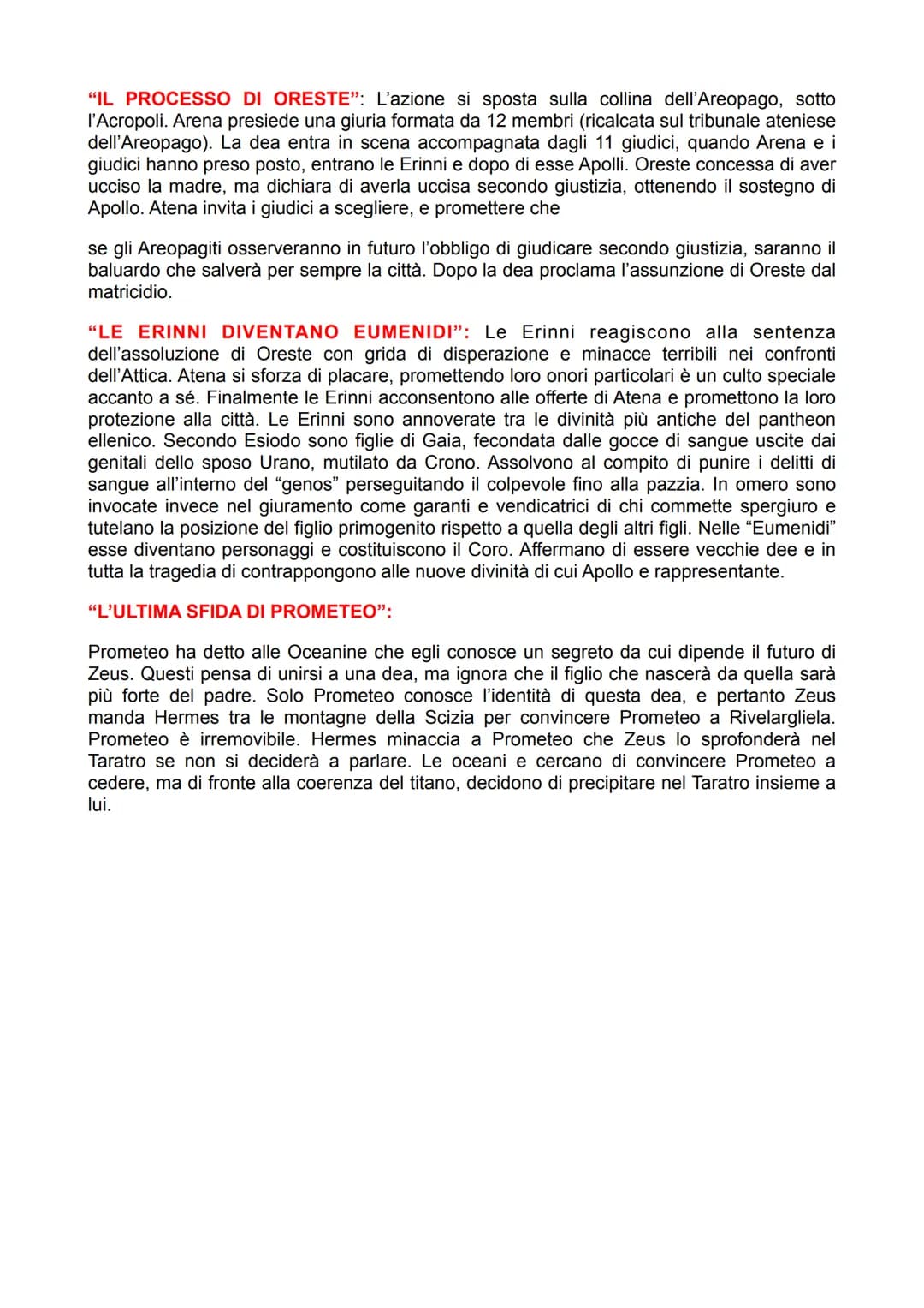 Erodoto: le storie
Si possono dividere in due grandi sezioni. La prima, dal libro 40, dove parla dei diversi
paesi che vennero a far parte d
