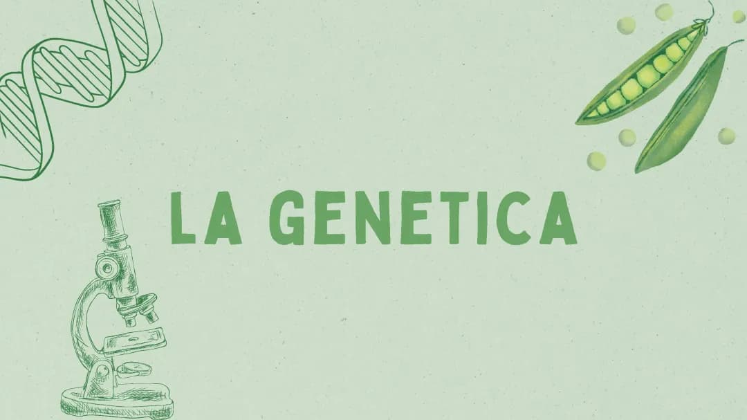 La genetica 