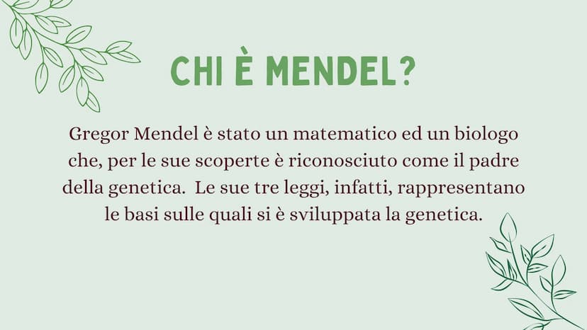 LA GENETICA INDICE
01
02
03
04
05
INTRODUZIONE
MENDEL & LE 3 LEGGI
IL DNA
LE MALATTIE GENETICHE
CURIOSITÀ 01
INTRODUZIONE
ALLA GENETICA COS'