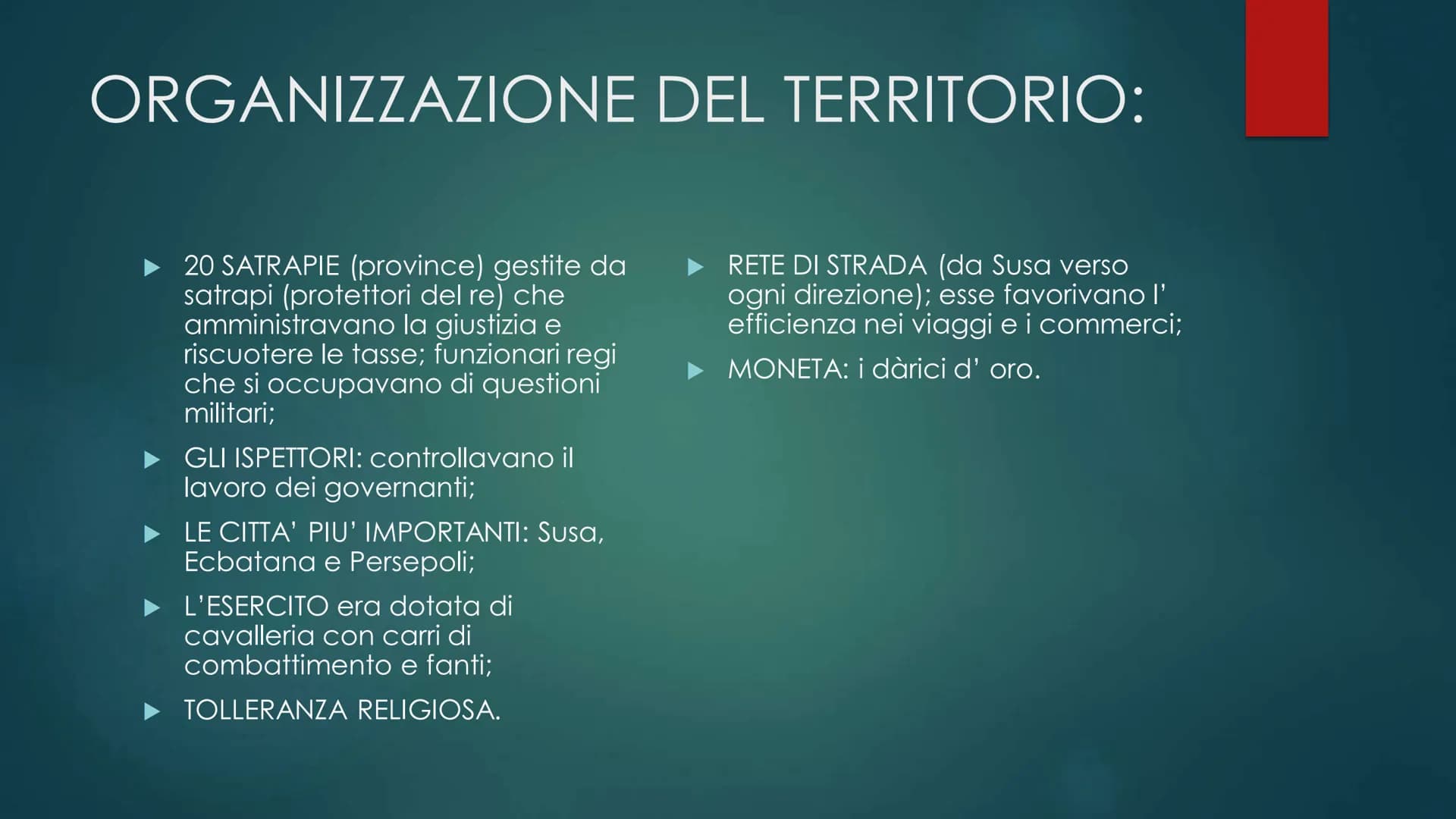 I PERSIANI QUANDO E DOVE?
I Persiani si affermarono tra la metà del VI e la metà del IV secolo a.C.
estendendo il proprio dominio dalle rive
