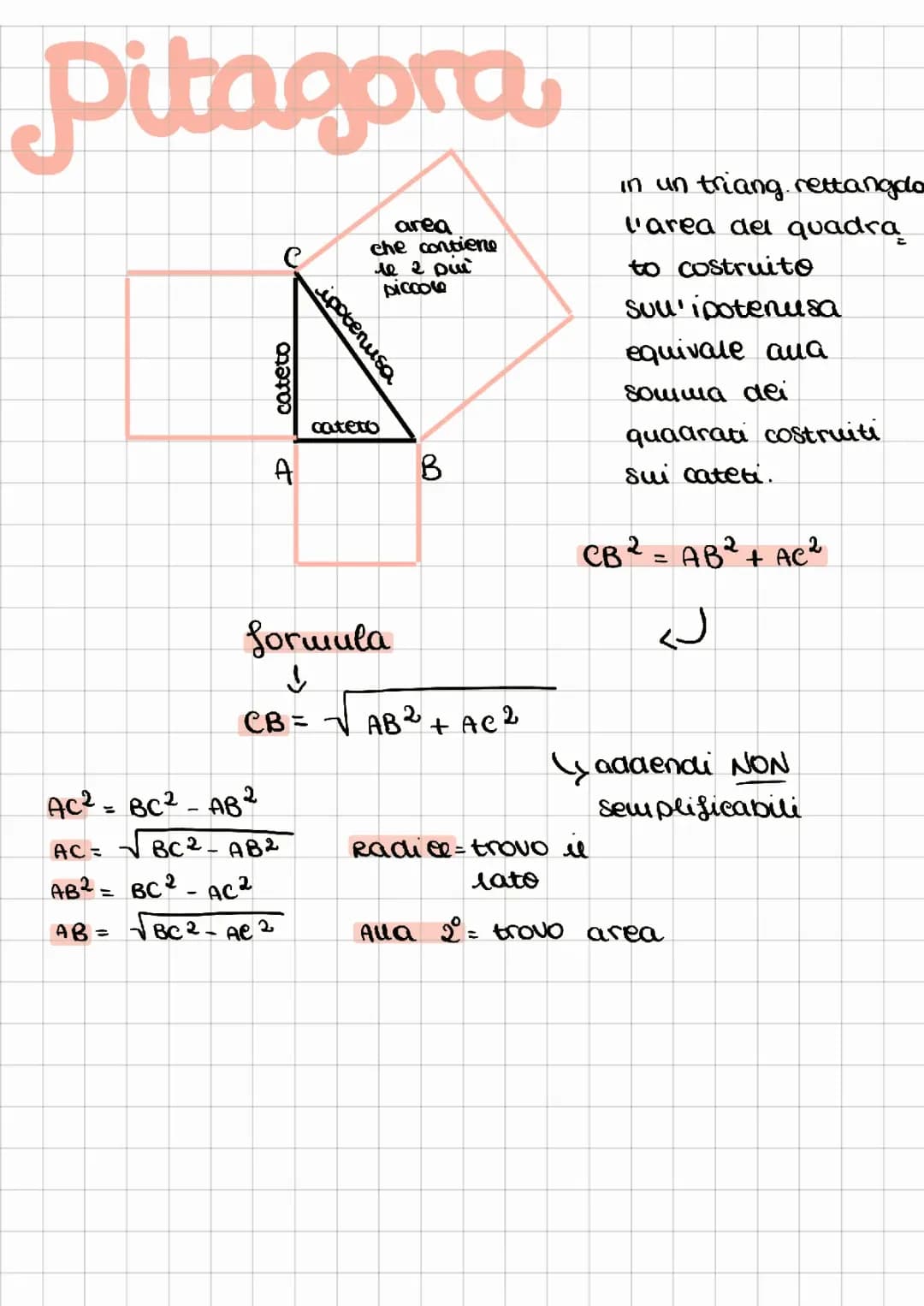 Teorema di pitagora📐