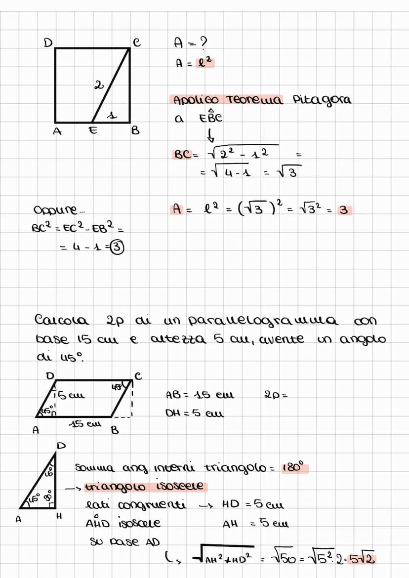 Pitagora
area
che contiene
le 2 più
piccole
cateto
A
AC
AC²= BC² - AB²
AC = √√√ BC² - AB2
AB²= BC²-AC²
AB=
√BC²-
formula
↓
CB=
ipotenusa
2
c