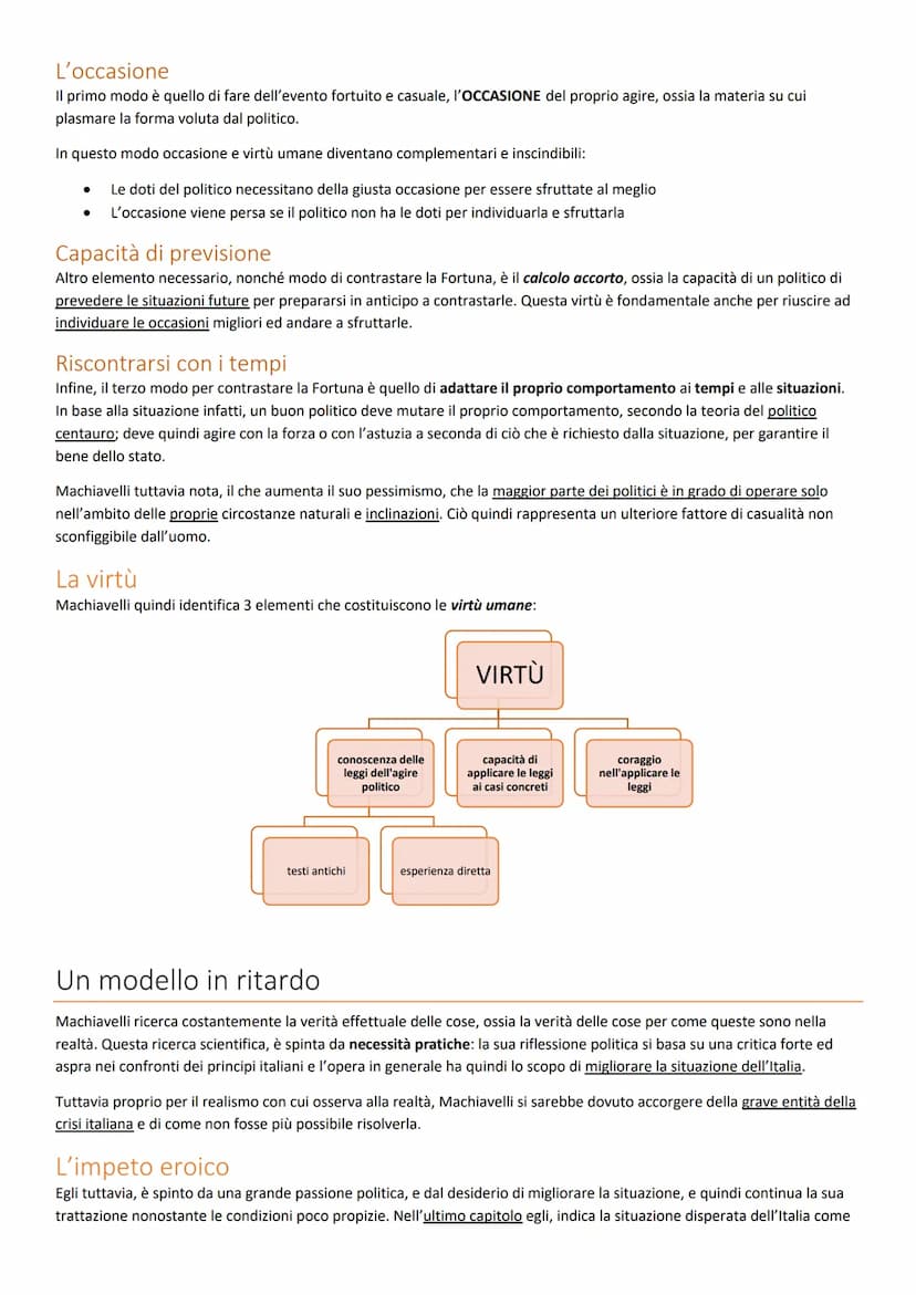 Vita
Machiavelli è un innovatore in quanto introduce il metodo della scienza moderna, e lo applica alla scienza politica. Questo
metodo si b