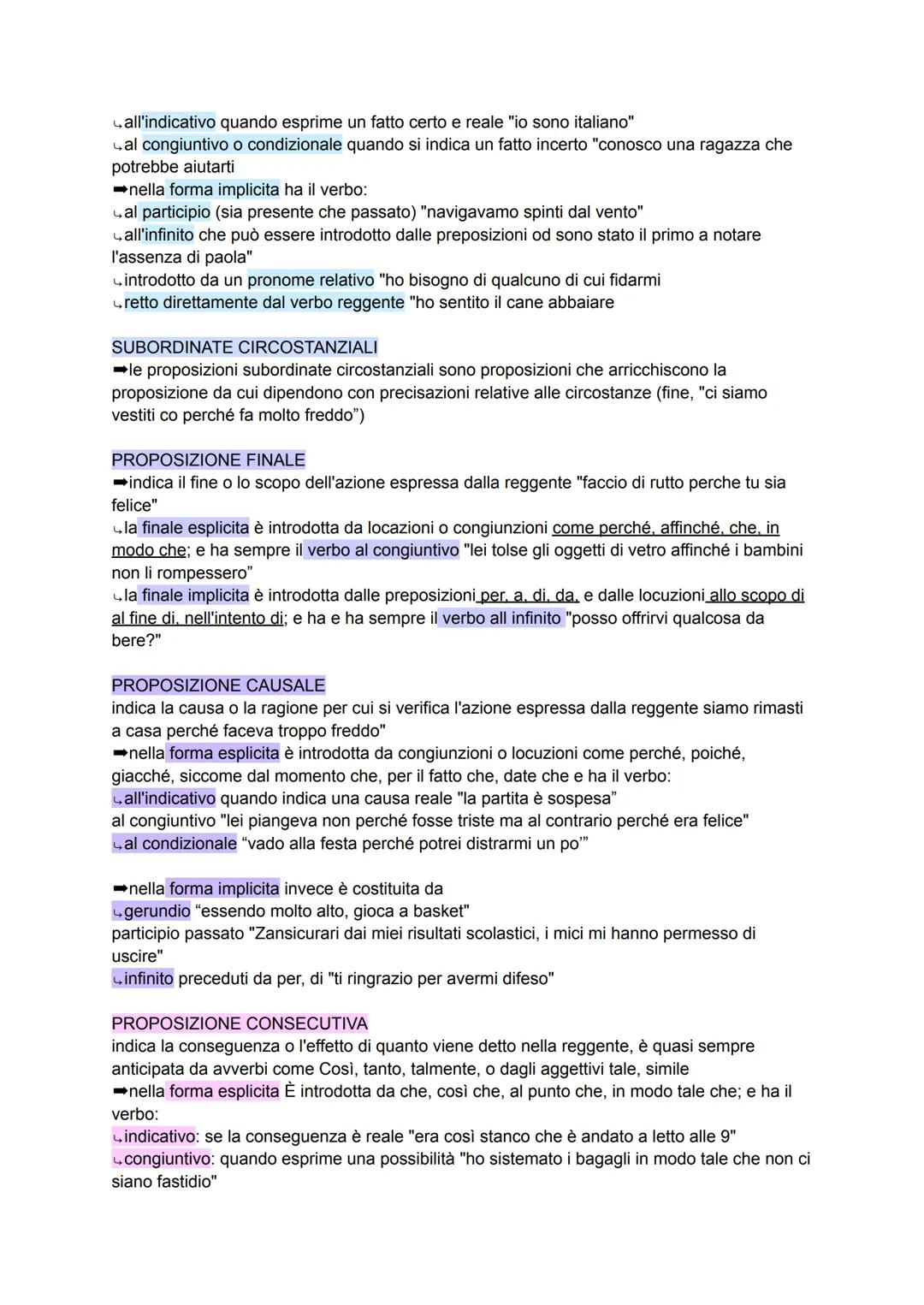 # L'analisi del periodo

➡La frase complessa o periodo è un testo formato dall'unione di due o più proposizioni in
un'unica struttura lingui