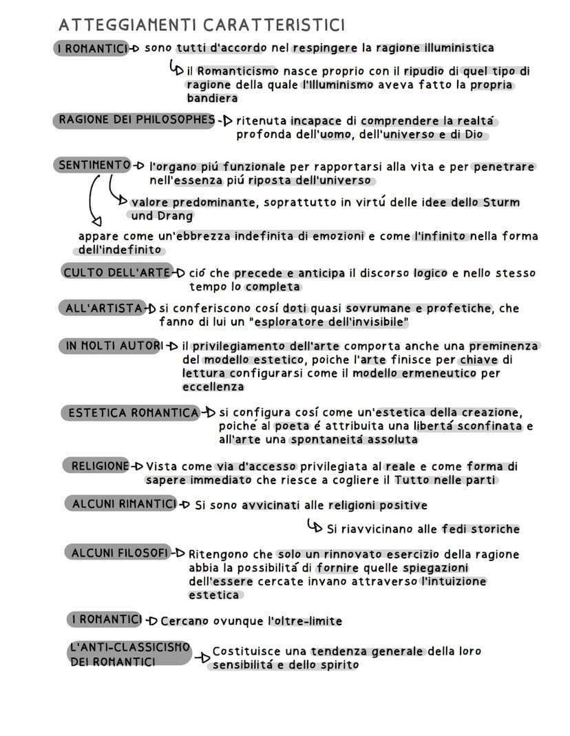 ROMANTICISMO
ROMANTICISMOD Movimento filosofico, letterario e artistico che, nato in
Germania negli ultimi anni del settecento, ha poi trova