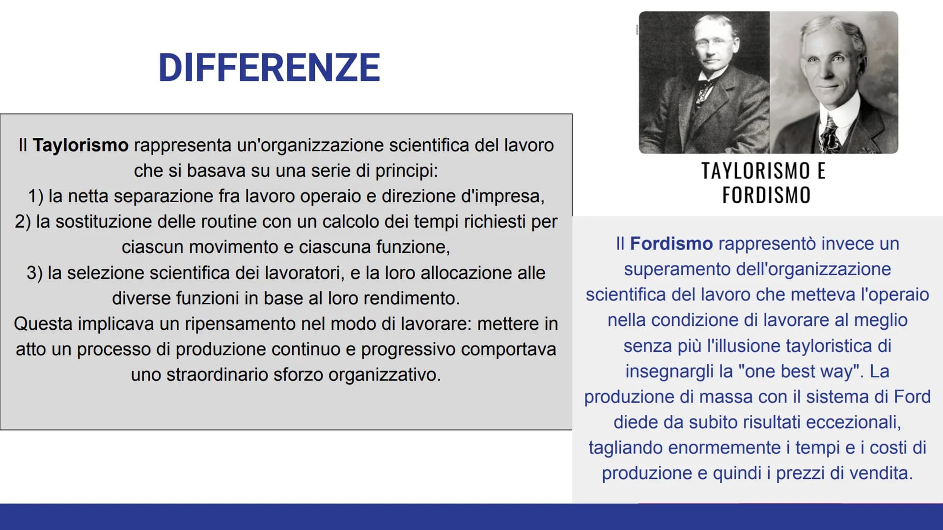 TAYLORISMO E
FORDISMO
Elaborato di Martina Torlai 3B SIA Barozzi TAYLORISMO
L'ingegnere Frederick W. Taylor pubblicò nel 1911 "The principle