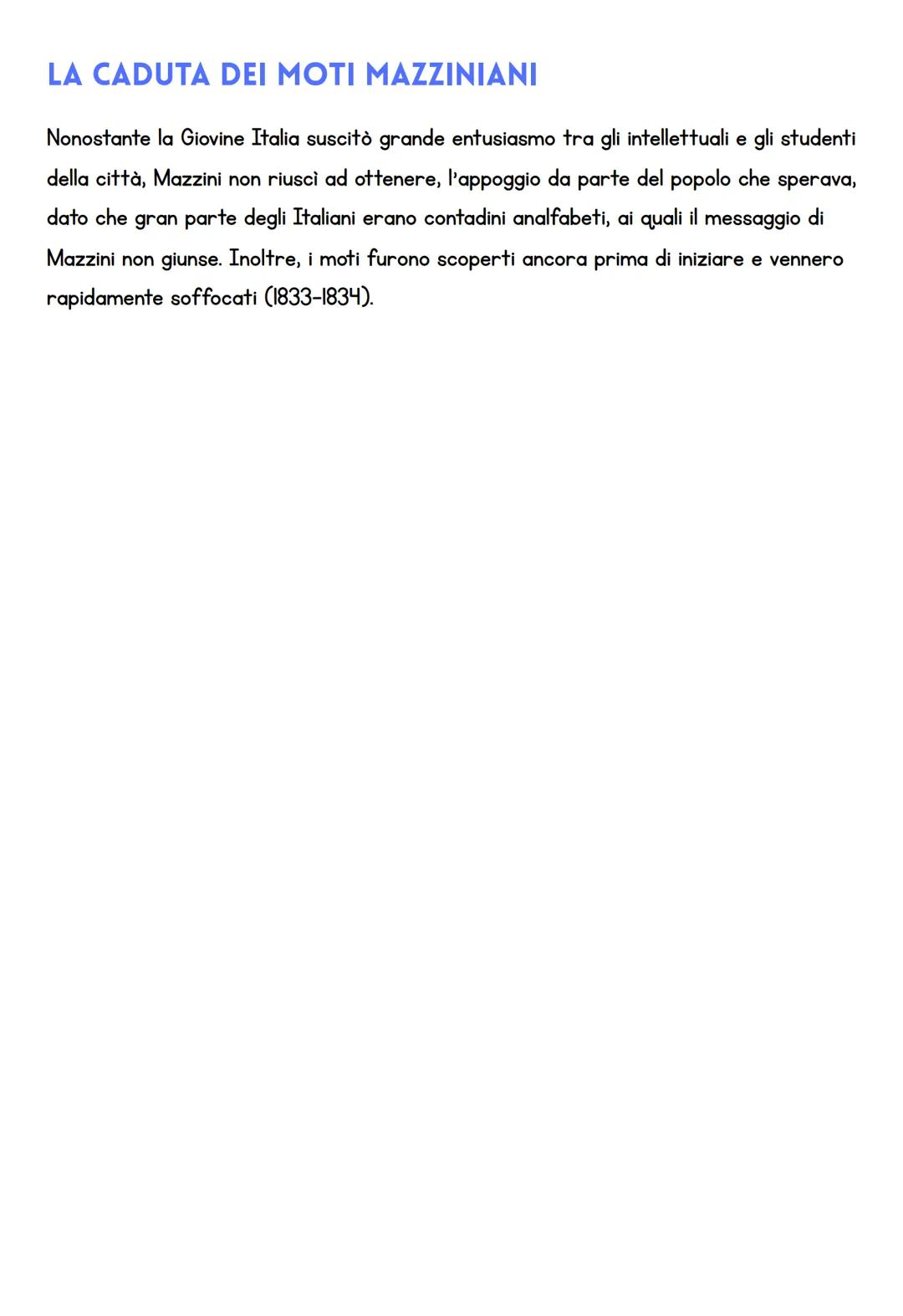 Giuseppe Mazzini
LA VITA
Giuseppe Mazzini è stato un importante patriota e politico italiano del Risorgimento
(1800). Nato a Genova nel 1805