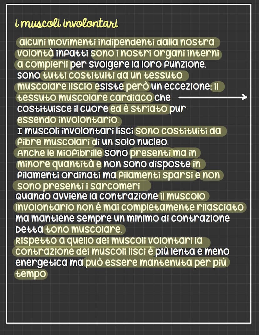 I muscoli
Il sostegno del corpo è affidato all'apparato
scheletrico ma a rafforzare la sua funzione sono
muscoli
sono organi contrattili cio
