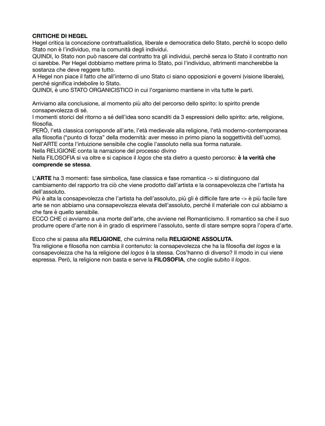 Enciclopedia delle scienze filosofiche in compendio = le varie scienze, che si occupano di vari
ambiti della coscienza, devono essere organi