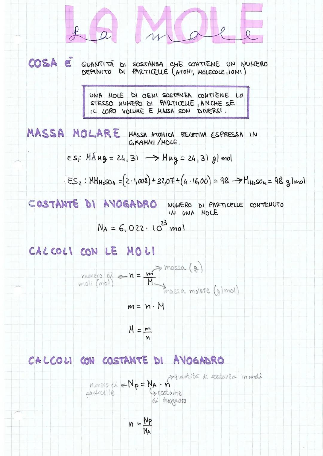 # QUANTITA
# di
# SOSTANDA IN MOLI

UN ATOMO SI POS PESARE? LA MASSA DI UN ATOMO SI PUÒ DETERMI NARE
SOLTANTO METTENDOLA A CONFRONTO CON
QUE