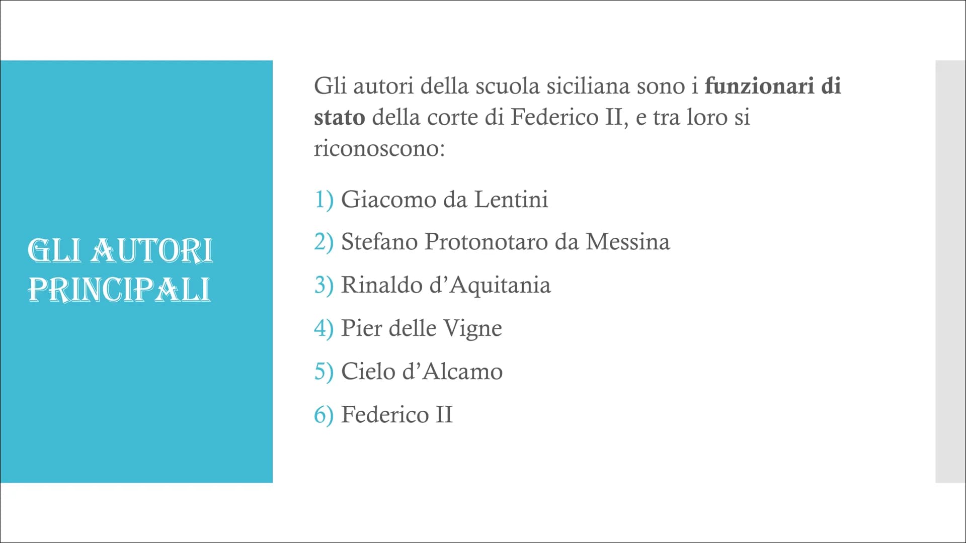 La Scuola Siciliana: Riassunto e Poeti Famosi