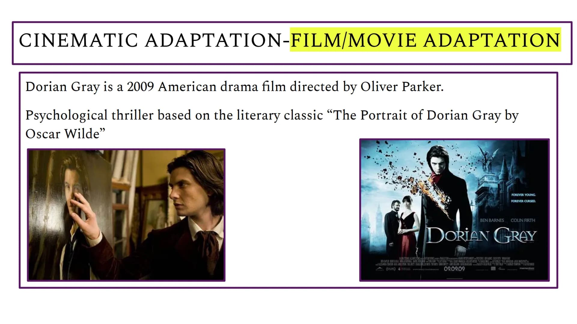 OSCAR WILDE
THE PICTURE OF
DORIAN GRAY
OSCAR
Anna Cornacchia - Gioia Betti LIFE
Oscar Fingal O'Flahertie
Wills Wilde was born in
Dublin, Ire