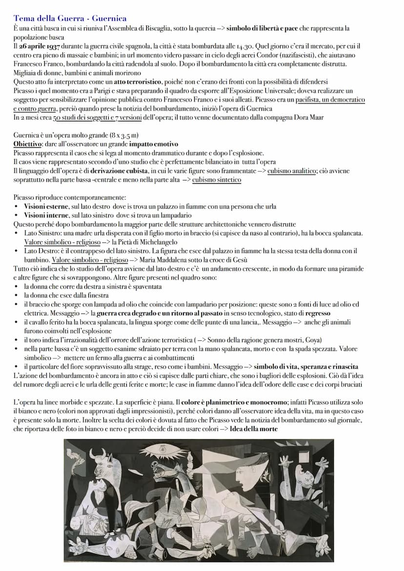 A Cubismo
Durante il 1900 vennero effettuati gli studi di Einstein in merito alla Teoria della Relatività -> tutti i fenomeni si riconducono