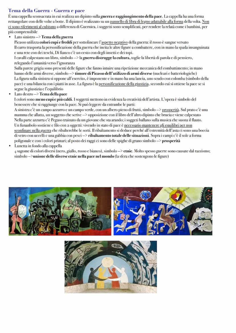 A Cubismo
Durante il 1900 vennero effettuati gli studi di Einstein in merito alla Teoria della Relatività -> tutti i fenomeni si riconducono