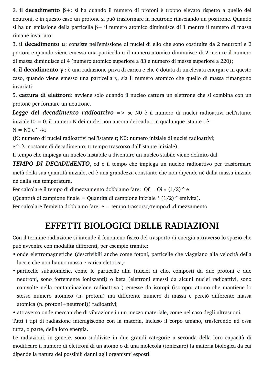 LA RADIOATTIVITÀ NATURALE
Nel 1896 il fisico francese Antoine-Henry Becquerel scoprì per caso che i composti dell'uranio
emettevano spontane