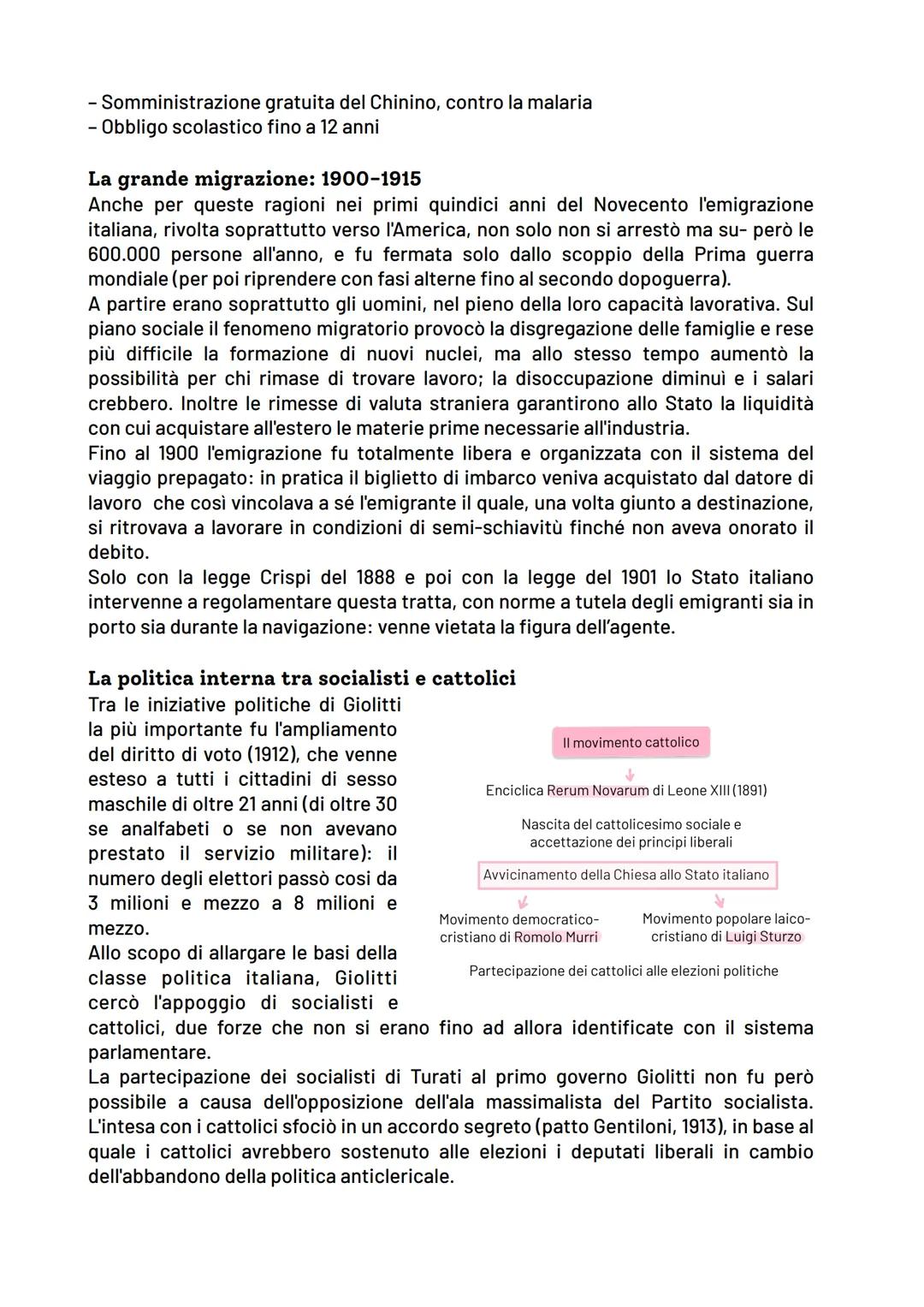 Capitolo 2- L'età giolittiana
Le riforme sociali e lo sviluppo economico
Salito al trono nel 1900, Vittorio Emanuele III affidò il governo a