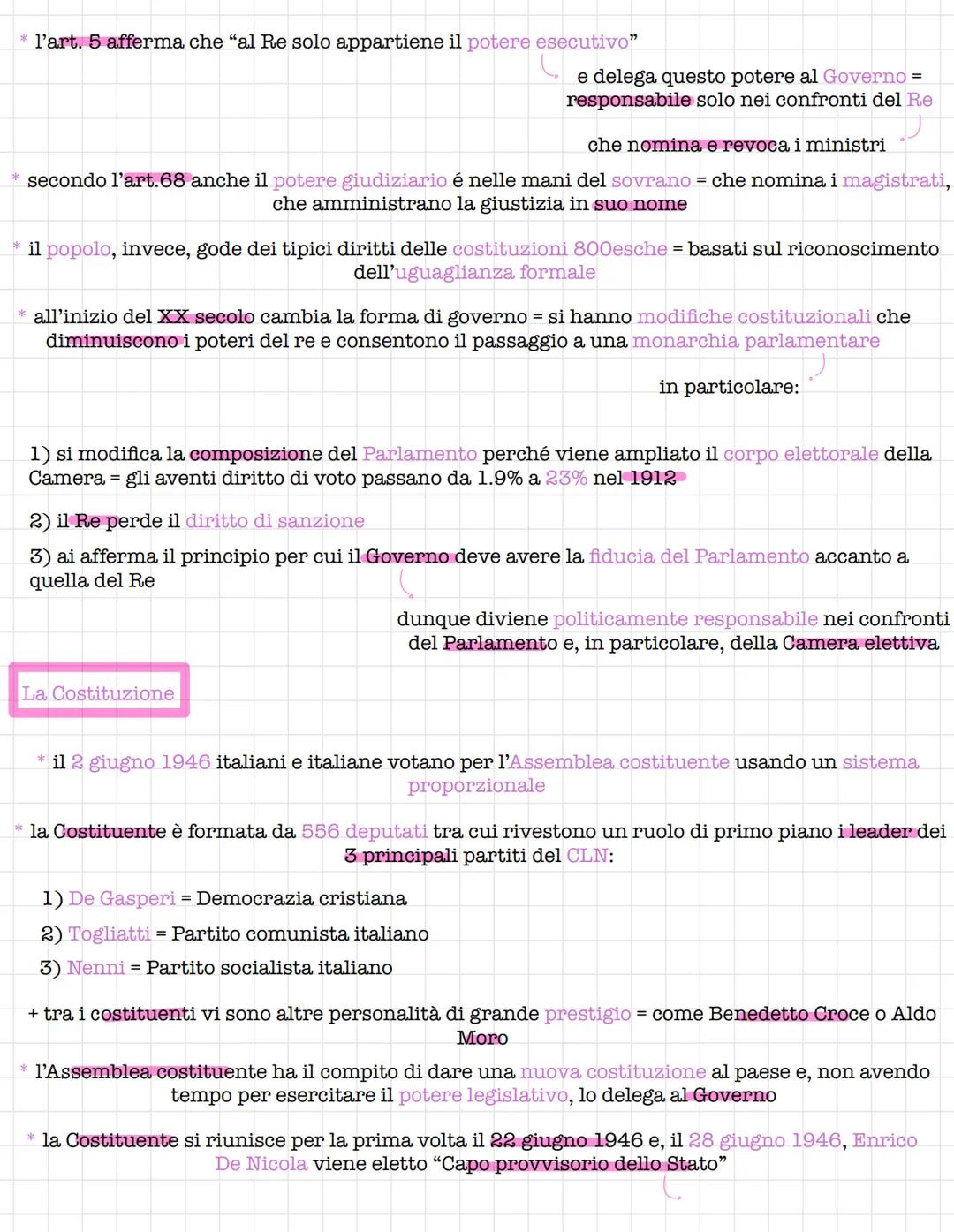 # LA COSTITUZIONE
# REPUBBLICANA

* nel 1848 l'Europa viene travolta da una serie di rivolte e moti popolari

Lo Statuto Albertino

sulla sc