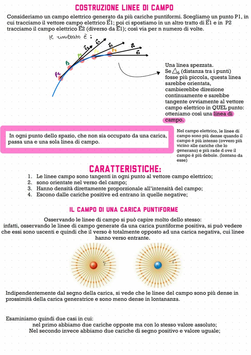 Fisica
IL CAMPO ELETTRICO
18° capitolo Il Campo Elettrico
La forza elettrica agisce a distanza, infatti due cariche puntiformi esercitano Un