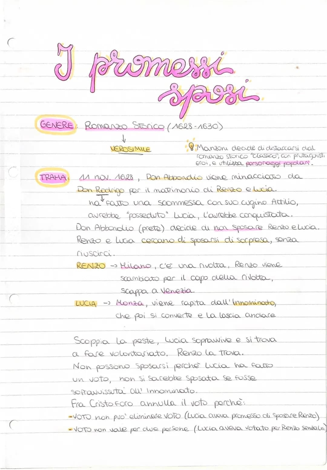 I Promessi Sposi: Introduzione, Trama e Personaggi Principali