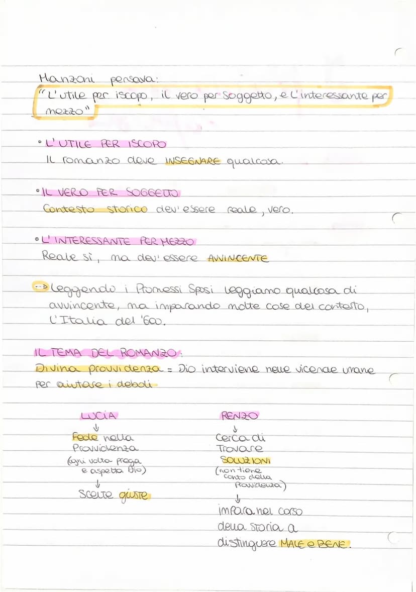 I promessi
sposi
GENERE: Romanzo Storico (1628-1630)
TRAMA:
VEROSIMILE
Manzonu decide di distaccarsi dal
romanzo storico "classico", con pro