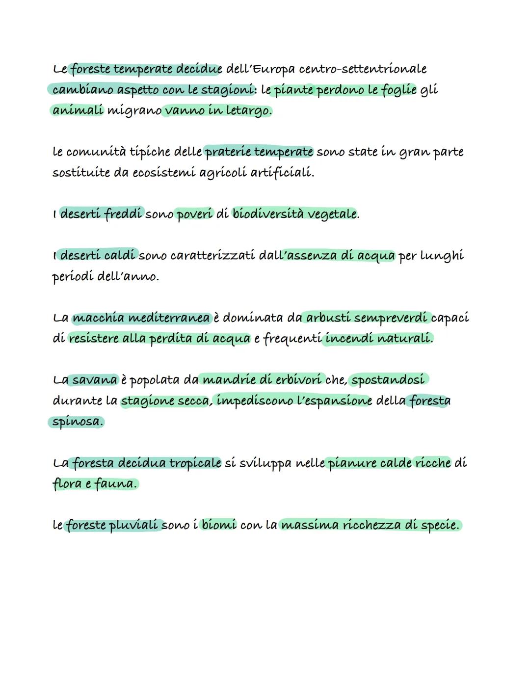 # i biomi terrestri

Le aree del pianeta sono state classificate e suddivise in molti modi:
il più noto è quello dei biomi.

Gli ecosistemi 