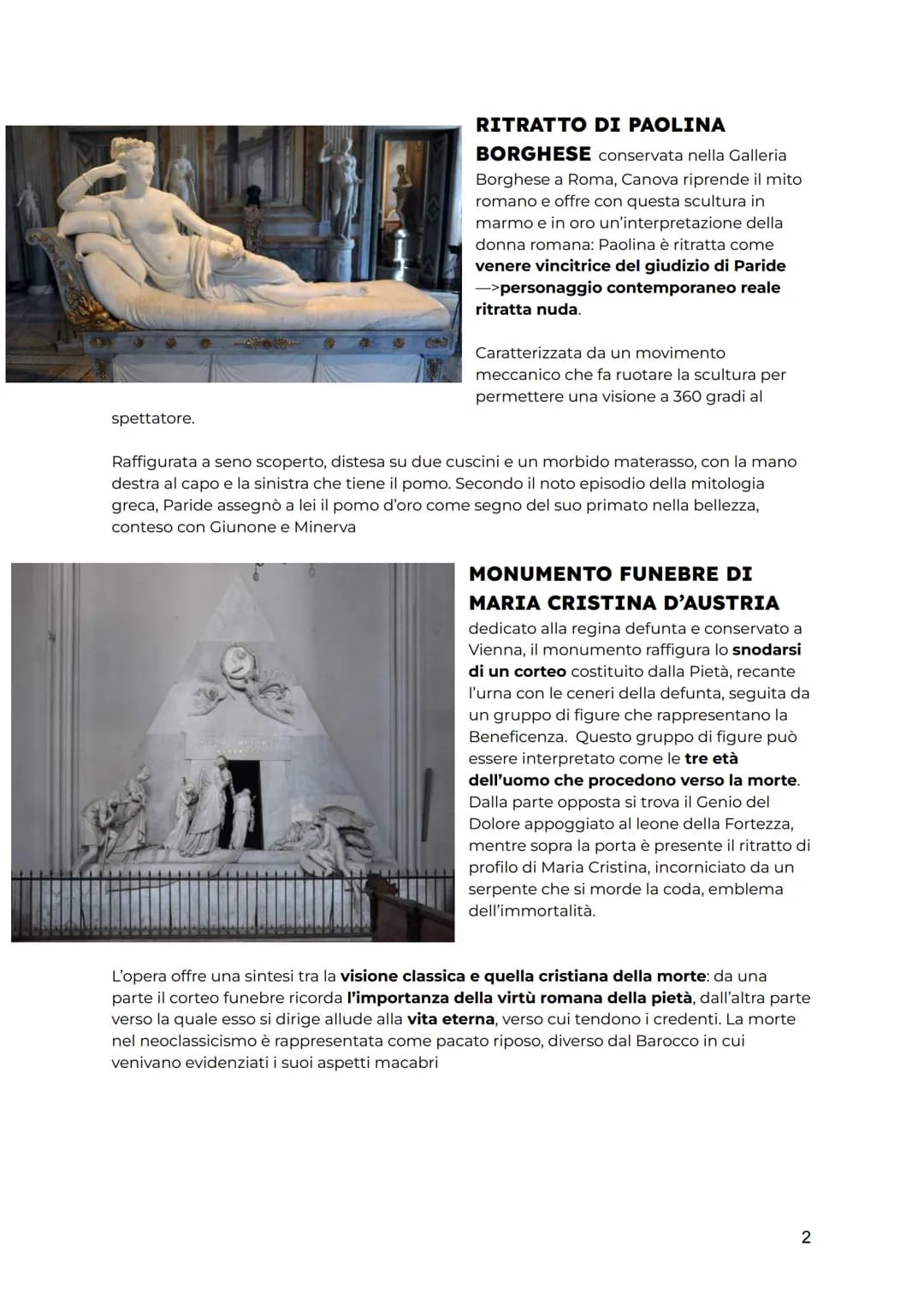 NEOCLASSICISMO
stile dominante diffuso in Francia e Italia nella seconda metà del 1700 (convide idealismo e spirito
dell'illuminismo) che ha